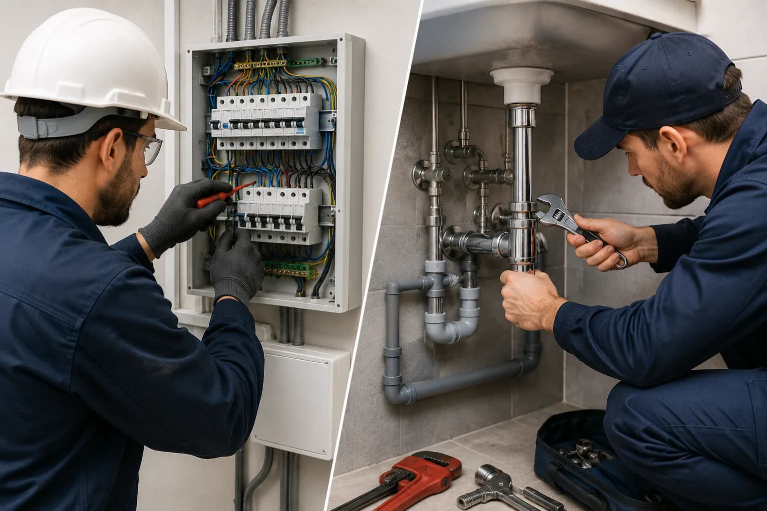 Electrical & Plumbing Works
